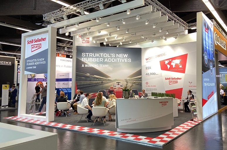 Messestand für Schill+Seilacher Struktol, DKT Nürnberg
